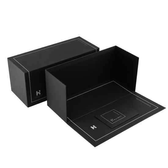 Wholesale Custom Luxury Black Shipping Carton Transport Color Gift Paper Packaging Box for Delivery