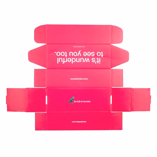 熱い販売のカスタム平方インチ サイズ パッケージ輸出用配送メール ボックス